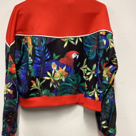NIKE MULTICOLOR RED FLORAL TROPICAL JACKET size L - Picture 4 of 4